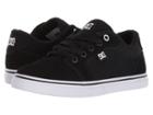 Dc Kids Anvil (little Kid/big Kid) (black/white/black) Boys Shoes