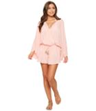 Vince Camuto Riviera Solids Cover-up Romper (peony) Women's Jumpsuit & Rompers One Piece