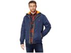 U.s. Polo Assn. Rib Cuff Hooded Jacket (classic Navy) Men's Coat