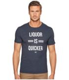 Original Penguin Short Sleeve Liquor Is Quicker Tee (dark Sapphire) Men's T Shirt