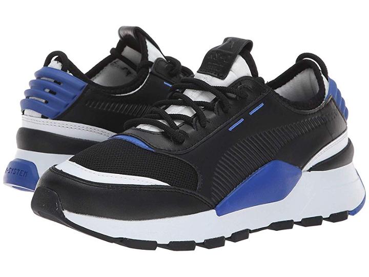 Puma Kids Rs-0 808 (big Kid) (puma Black/puma Black/puma White) Boy's Shoes