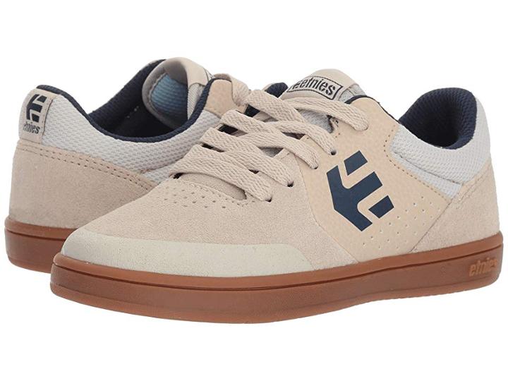 Etnies Kids Marana (toddler/little Kid/big Kid) (white/navy/gum) Boys Shoes
