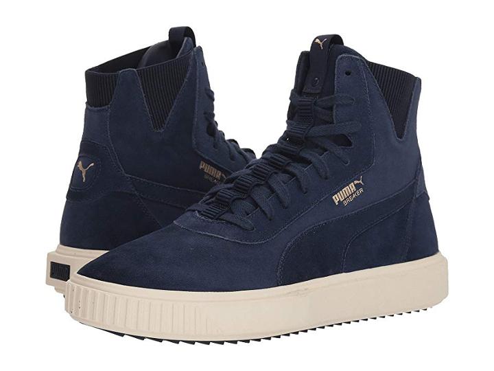 Puma Breaker Hi (peacoat/whisper White) Men's Shoes