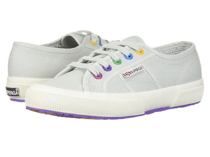 Superga 2750 Coloreycotw Sneaker (aluminum) Women's Lace Up Casual Shoes