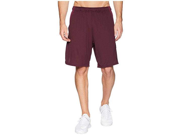 Nike Dri-fit 9 Training Short (burgundy Crush/black) Men's Shorts