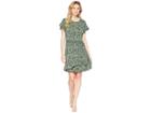 Michael Michael Kors Paisley Ruffle Wrap Dress (true Navy/green Apple Multi) Women's Dress