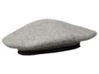 Vince Camuto Solid Beret With Pu Trim (heather Grey) Berets