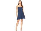 American Rose Lyra Ruffle Bottom Dress With Tassels (navy) Women's Dress