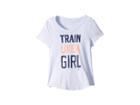 Nike Kids Dry Train Like A Girl T-shirt (little Kids/big Kids) (palest Purple) Girl's T Shirt