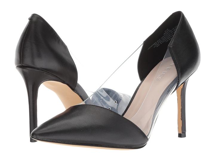 Nine West Expo (black/clear) Women's 1-2 Inch Heel Shoes