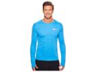 Nike Dry Miler Long Sleeve Running Top (light Photo Blue/light Photo Blue) Men's Clothing