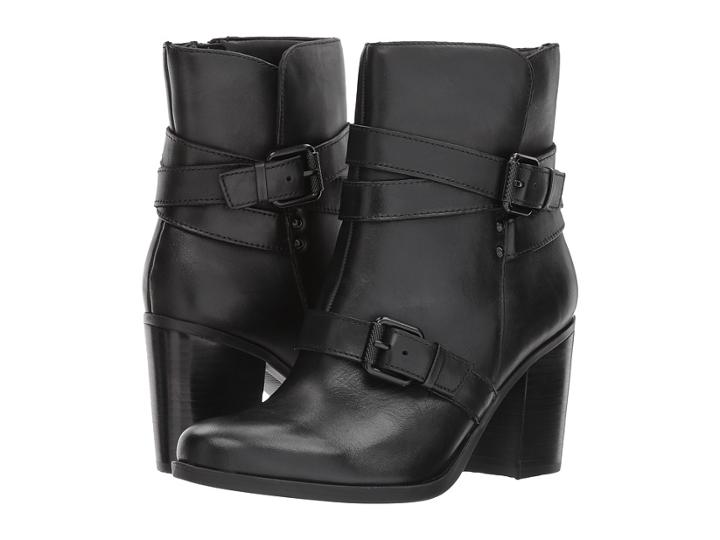 Naturalizer Karlie (black Leather) Women's Pull-on Boots