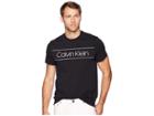 Calvin Klein Short Sleeve Logo T-shirt With Tipping (black) Men's T Shirt