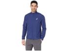 Asics Run Silver Jacket (indigo Blue) Men's Coat