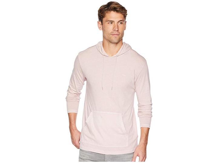 Rvca Ptc Pigment Hoodie (dusty Blush) Men's Sweatshirt