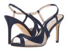 Nina Regina (new Navy/navy Luster Satin/mesh) High Heels