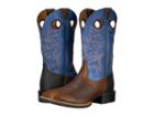 Ariat Heritage Cowhorse (bar Top Bison/tack Room Blue) Cowboy Boots