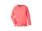 Under Armour Kids Coldgear Crew (big Kids) (penta Pink/penta Pink/black) Girl's Clothing