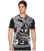 Versace Collection Floral Frame Print T-shirt (black) Men's T Shirt
