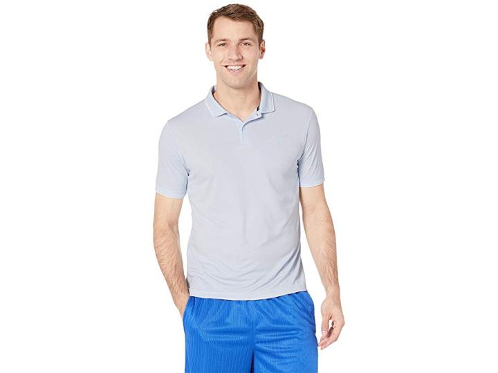 Nike Nikecourt Dry Polo Team (half Blue/white/white) Men's Clothing