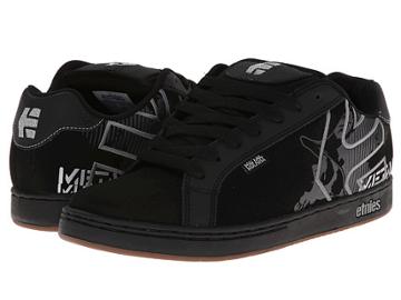 Etnies Fader X Metal Mulisha (black/grey/gum) Men's Skate Shoes