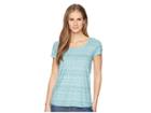 Toad&co Tissue Crossback Short Sleeve Tee (aquifer Geo Seed Print) Women's T Shirt