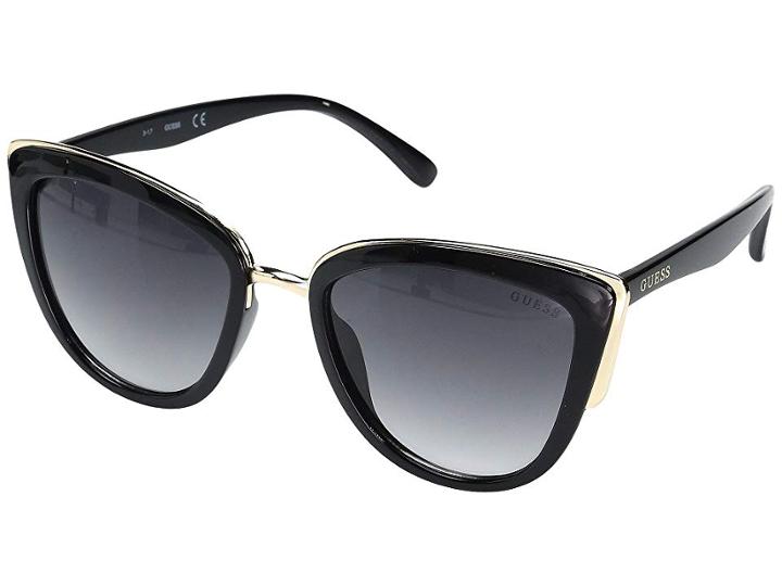 Guess Gf0313 (black/gradient Smoke Lens) Fashion Sunglasses