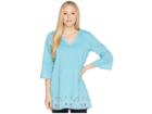 Mountain Khakis Sunnyside Ii Tunic Shirt (bay Blue) Women's Blouse