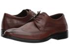Kenneth Cole New York Design 10421 (cognac) Men's Lace Up Wing Tip Shoes