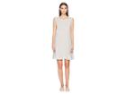 Eileen Fisher Roundneck K/l Dress (chambray) Women's Dress