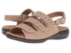 Trotters Tonya (sand Embossed Soft Leather/studs) Women's Sandals