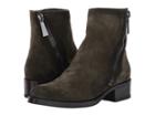Frye Demi Zip Bootie (forest Soft Oiled Suede) Women's Boots