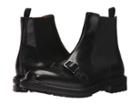 Alexander Mcqueen Harness Boot (black) Men's Boots
