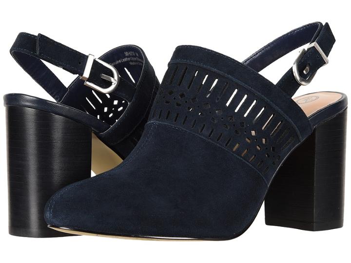 Bella-vita Nox (navy Suede) Women's Sling Back Shoes