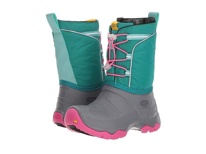 Keen Kids Lumi Boot Wp (little Kid/big Kid) (parasailing/dusty Aqua) Girls Shoes
