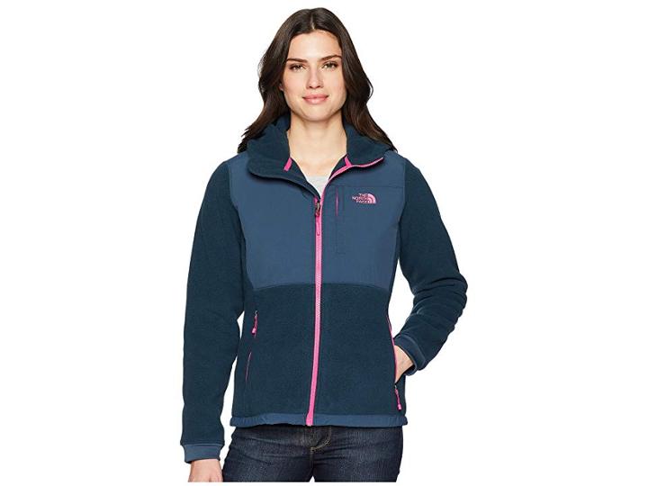The North Face Denali 2 Hoodie (ink Blue) Women's Coat