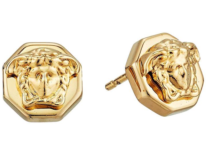 Versace Mini Medusa Stud Earrings (gold) Earring