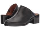 Frye Claire Mule (black Waxed Pull Up) Women's Clog/mule Shoes