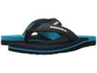 Quiksilver Kids Molokai New Wave Deluxe (toddler/little Kid/big Kid) (black/blue/blue) Boys Shoes