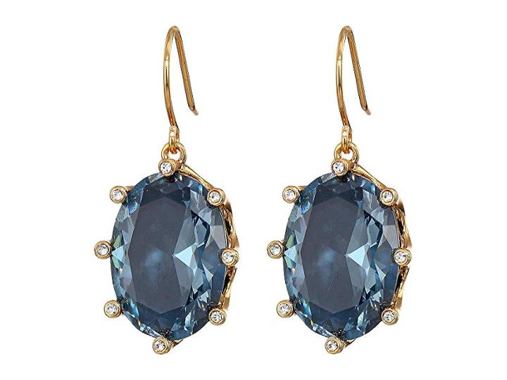 Kate Spade New York Shine On Oval Drop Earrings (montana) Earring