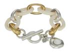Lucky Brand Raffia Chain Bracelet (two-tone) Bracelet