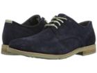 Rockport Ledge Hill Too Plain Toe Oxford (navy Suede) Men's Plain Toe Shoes