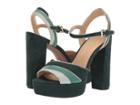 Michael Michael Kors Harper Platform (racing Green Multi) Women's Shoes