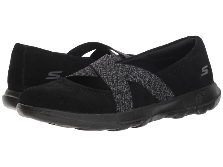 Skechers Performance Go Walk Lite Cherished (black) Women's Shoes