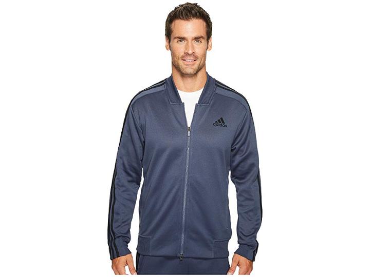 Adidas Sport Id Track Bomber Jacket (trace Blue) Men's Jacket