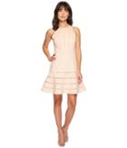 Adelyn Rae Peggy Fit And Flare Dress (pink Sand) Women's Dress