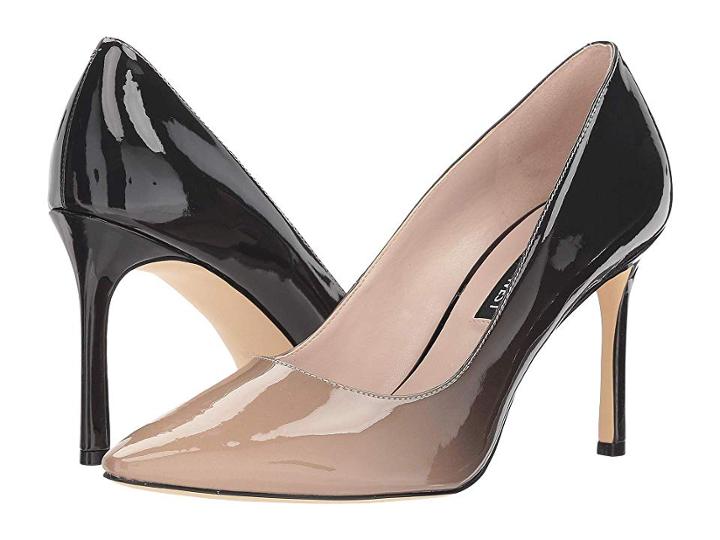 Nine West Emmala Pump (light Natural/black Synthetic) Women's Shoes