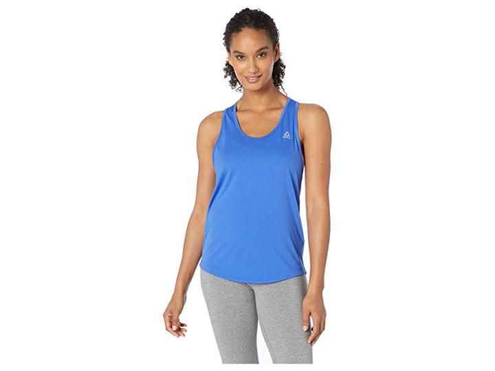 Reebok Performance Mesh Tank (crushed Cobalt) Women's Clothing