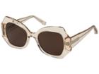 Elizabeth And James Roslie (crystal Tea/blue Mono Lens) Fashion Sunglasses