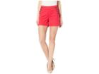 Jag Jeans Sailor Twill Shorts In White (tango Red) Women's Shorts